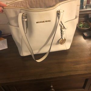 White Michael kors purse